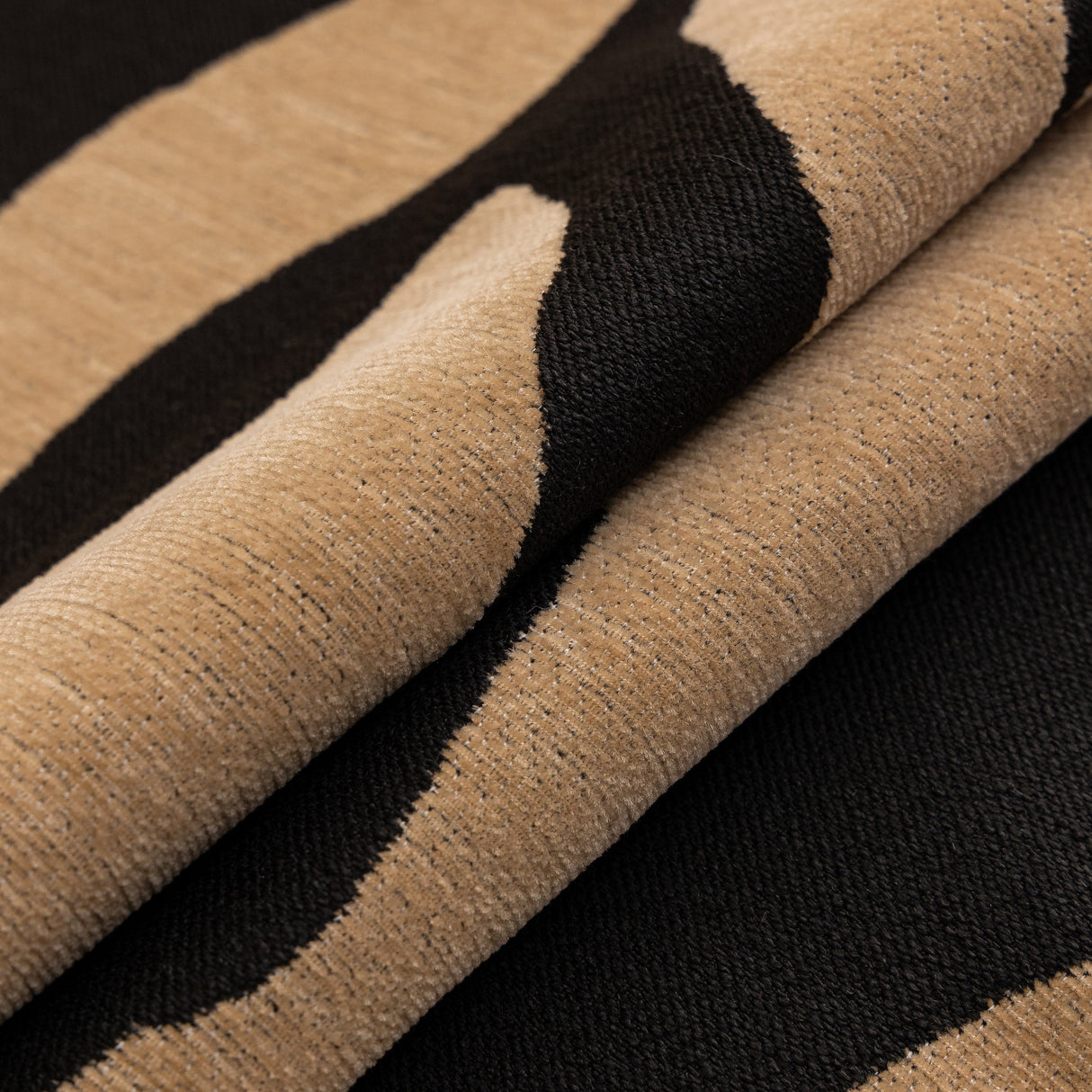 Zebra Striped Chenille Throw Sofa Cover Full-Cover Decorative Furniture Slipcover