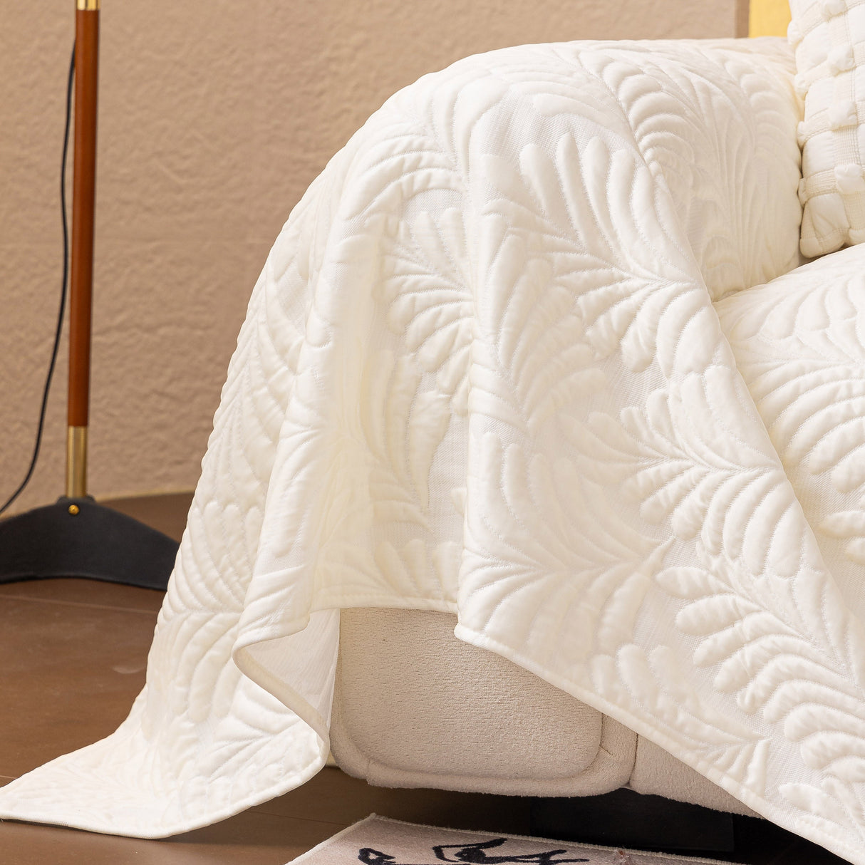 Cooling Quilted Non-Slip Furniture Protector for Pets & Kids, Washable Sofa Slipcover