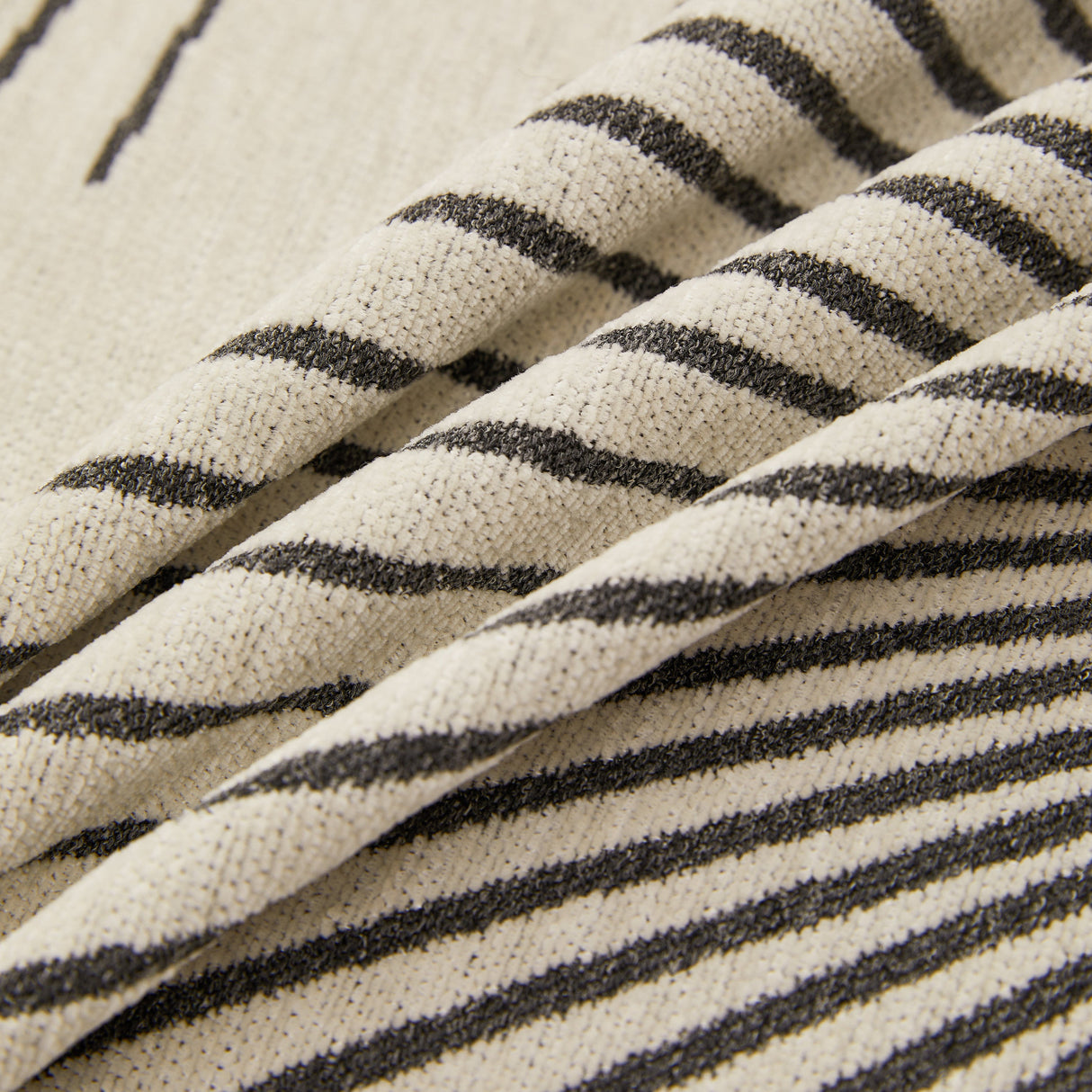 Geometric Radial Striped L-Shape Sofa Cover: Thick, Reversible Furniture Blanket for Kids and Pets