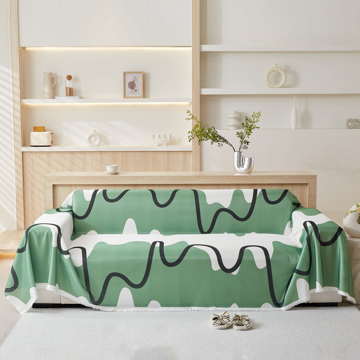 Lightweight Washed Soft Breathable Throw Blanket Perfect for Summer, Great Blanket Layer for Couch