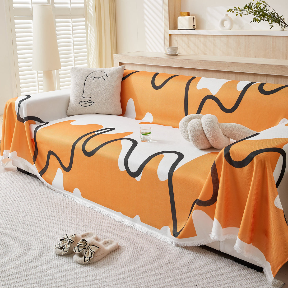 Lightweight Washed Soft Breathable Throw Blanket Perfect for Summer, Great Blanket Layer for Couch