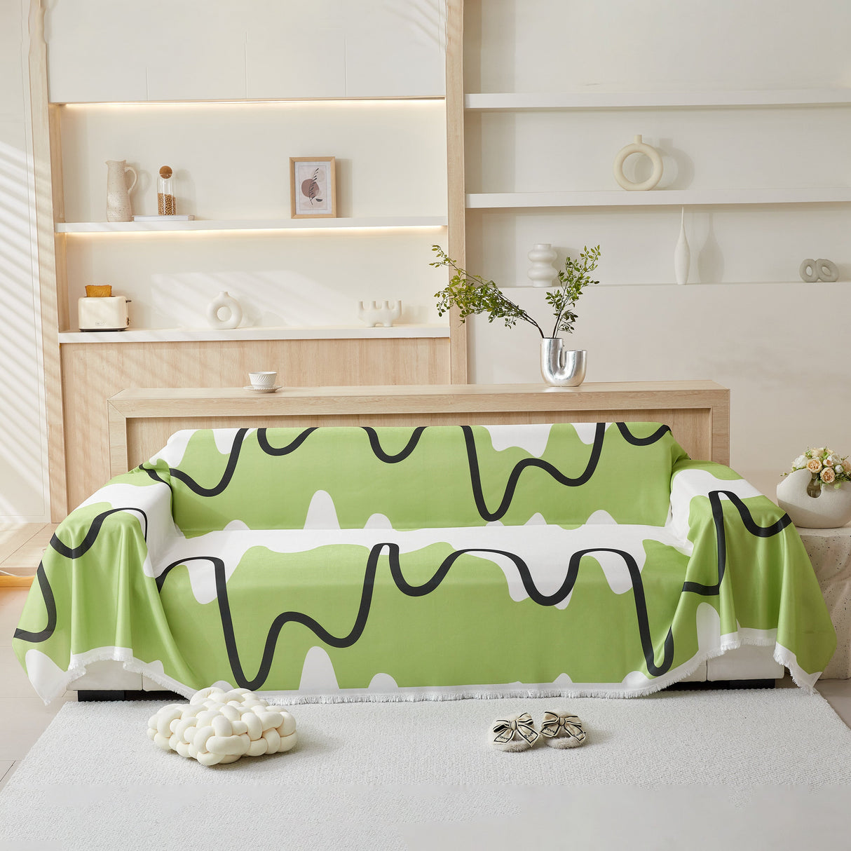 Lightweight Washed Soft Breathable Throw Blanket Perfect for Summer, Great Blanket Layer for Couch