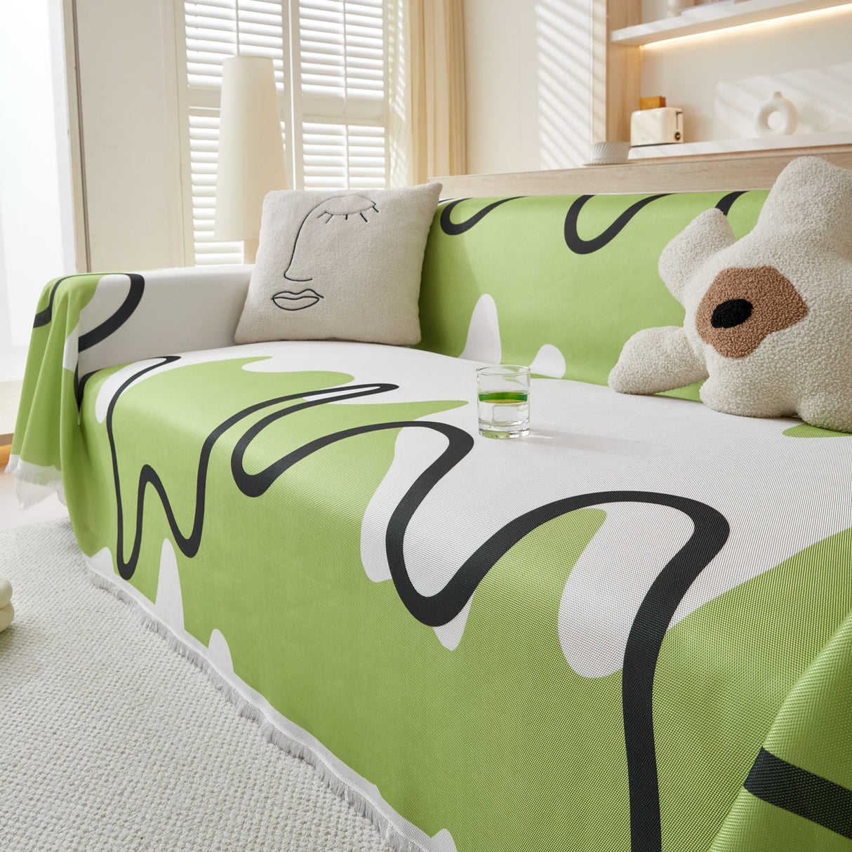 Lightweight Washed Soft Breathable Throw Blanket Perfect for Summer, Great Blanket Layer for Couch