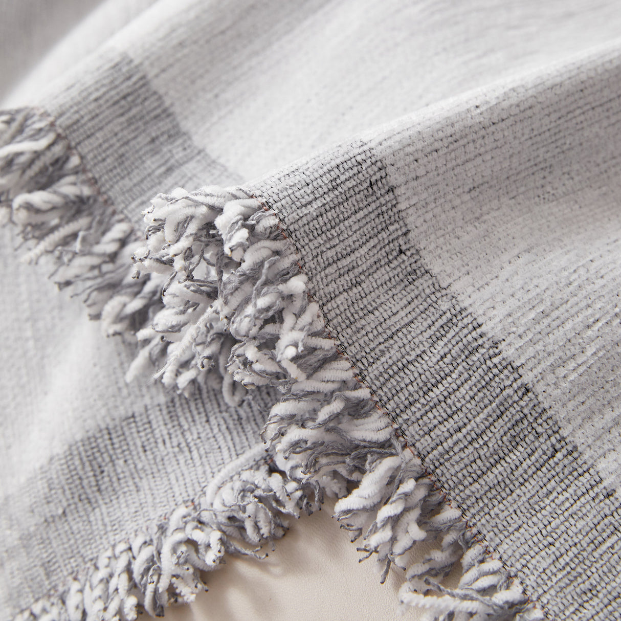 Reversible Chenille Couch Cover Blanket with Tassel Large Boho Futon Cover L Shaped Sectional Cover