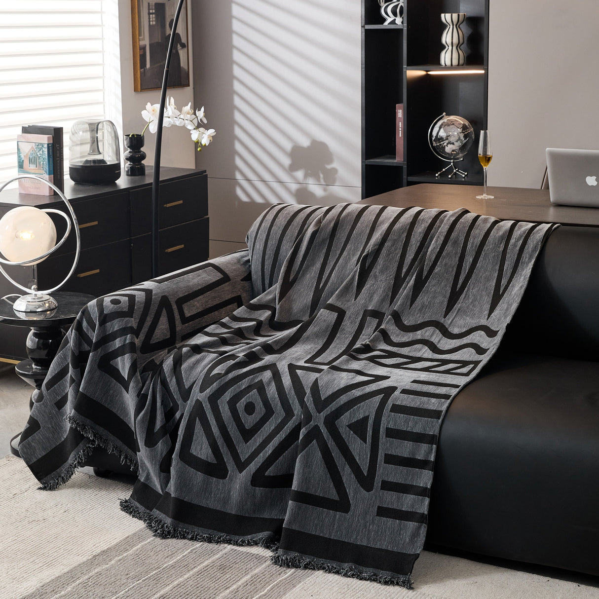 Boho Chenille Sofa Throw Covers Sectional Sofa Couch Cover Sofa Protector Covers