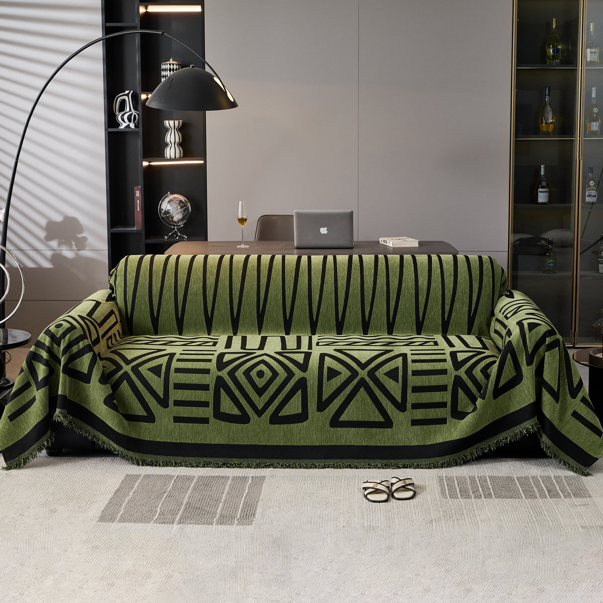 Boho Chenille Sofa Throw Covers Sectional Sofa Couch Cover Sofa Protector Covers