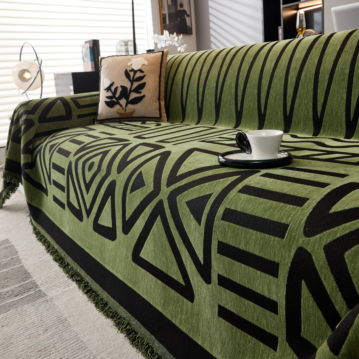 Boho Chenille Sofa Throw Covers Sectional Sofa Couch Cover Sofa Protector Covers