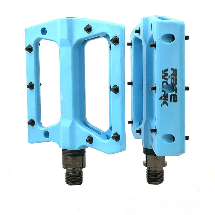 Ultralight Flat Pedals Nylon Bicycle Pedal Mountain Bike Platform Pedals 3 Sealed Bearings Cycling Pedals For Bicycle Mountain Bike Pedals Pedals Bicycle Flat Pedals Bearing Lightweight Platform For Road Mountain Bike