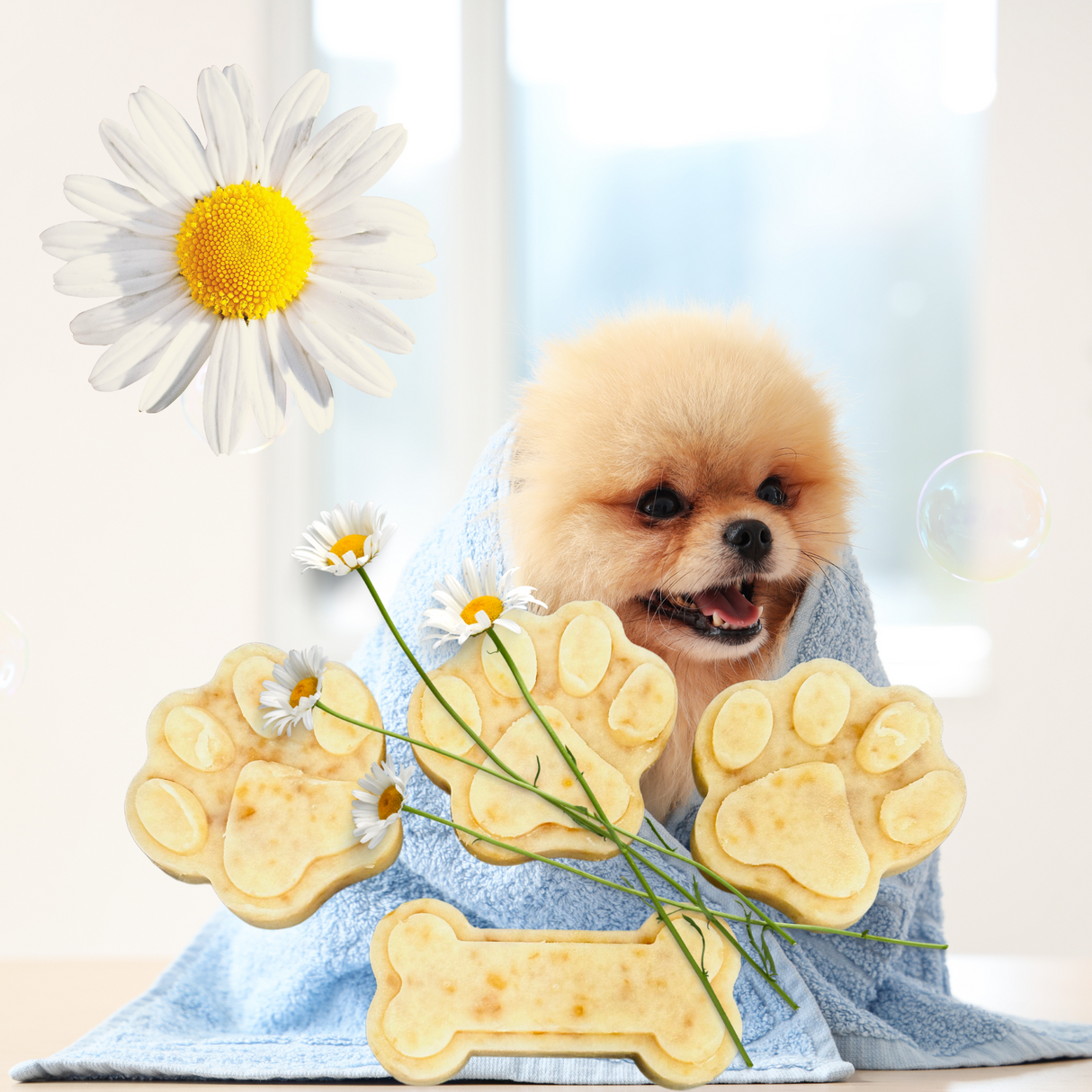 Milk Oatmeal & Honey Fur Baby Natural Soap with Chamomile Essential Oil