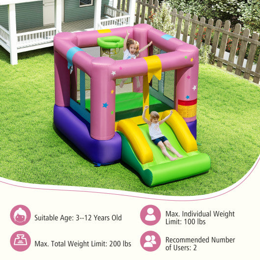 Inflatable Bounce House with Jumping Area for Indoor Outdoor Party