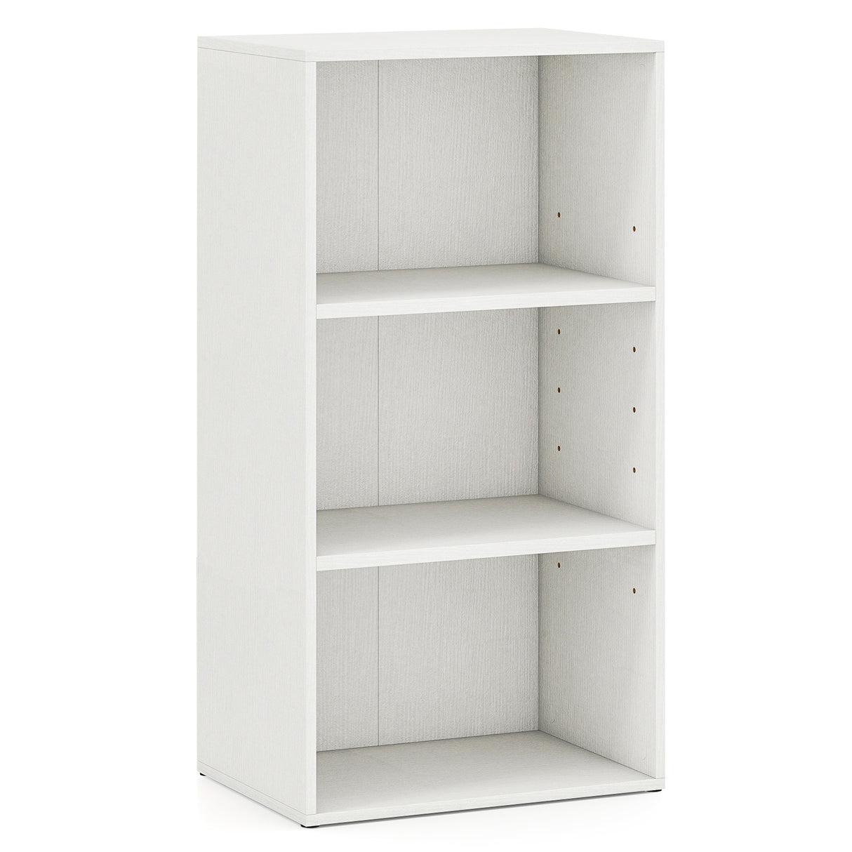3 Open Shelf Bookcase Modern Storage Display Cabinet-Black