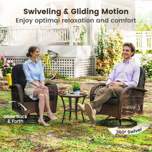 47.5 Inches TV Stand for 55-Inch TV with Compartments and Metal Legs-White