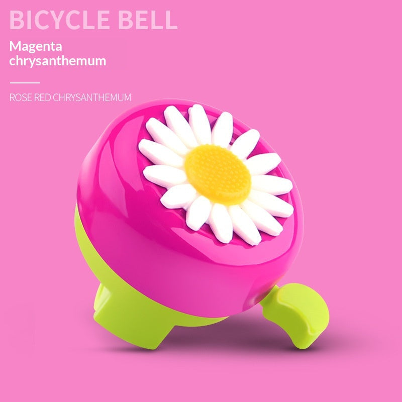 Cartoon Kids Funny Bicycle Bell Daisy Flower Horns Bike Children Girls Boy Cycling Ring Alarm For Handlebars Alloy Plastics Bell Kids Bike Bell Bike Bell For Kids Bike Bell For Girls Flower Kids Bike Horn Accessory