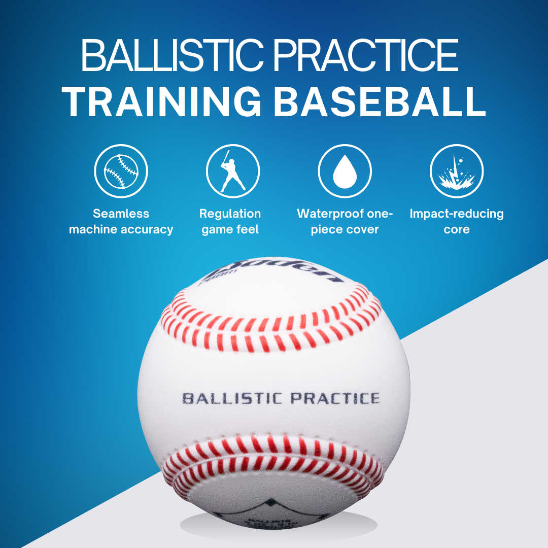 Ballistic Machine Pitch & Batting Practice Training Baseball
