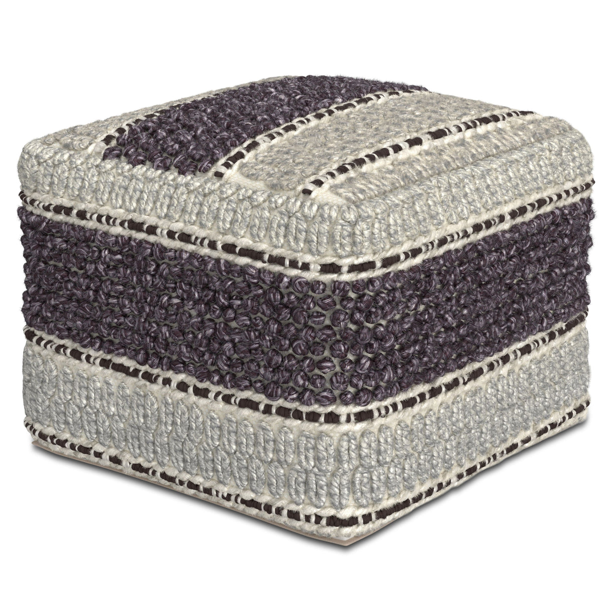 Grady - Handcrafted Square Pouf by Couch.com