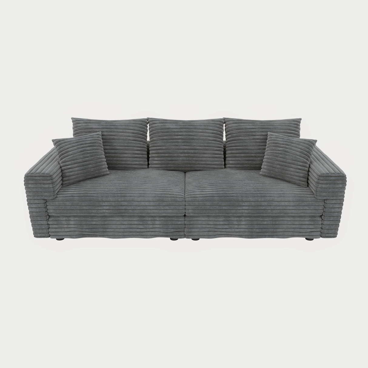 4 Seat Modern Comfy Upholstered Sofa Cloud Couch