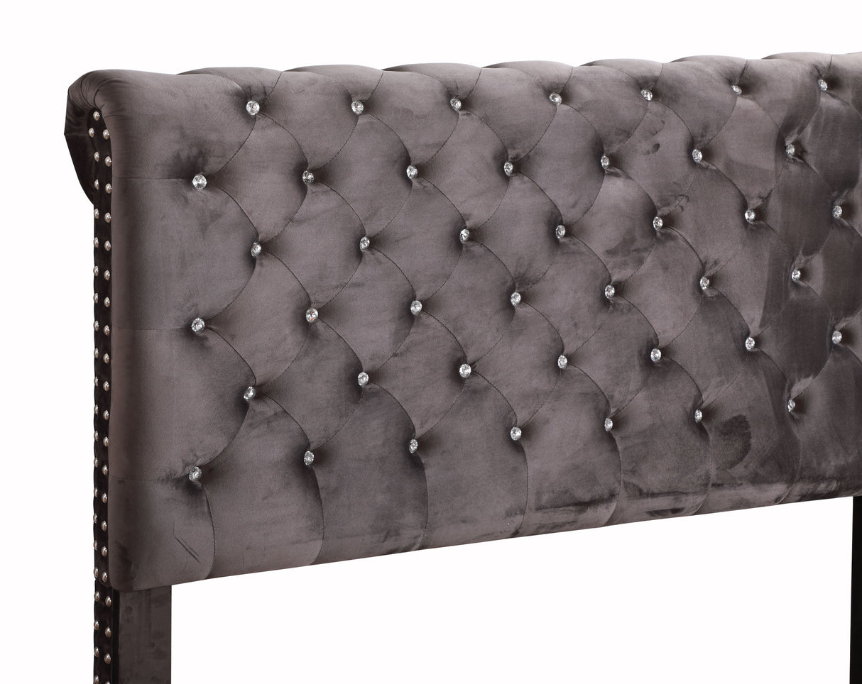 Elegant Transitional Upholstered Bed by Couch.com