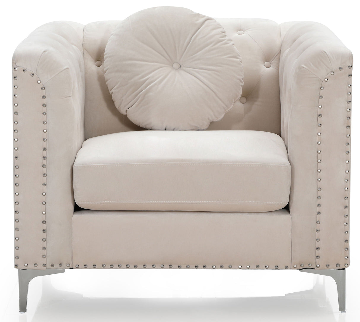 Contemporary Sloped Arm Chair by Couch.com