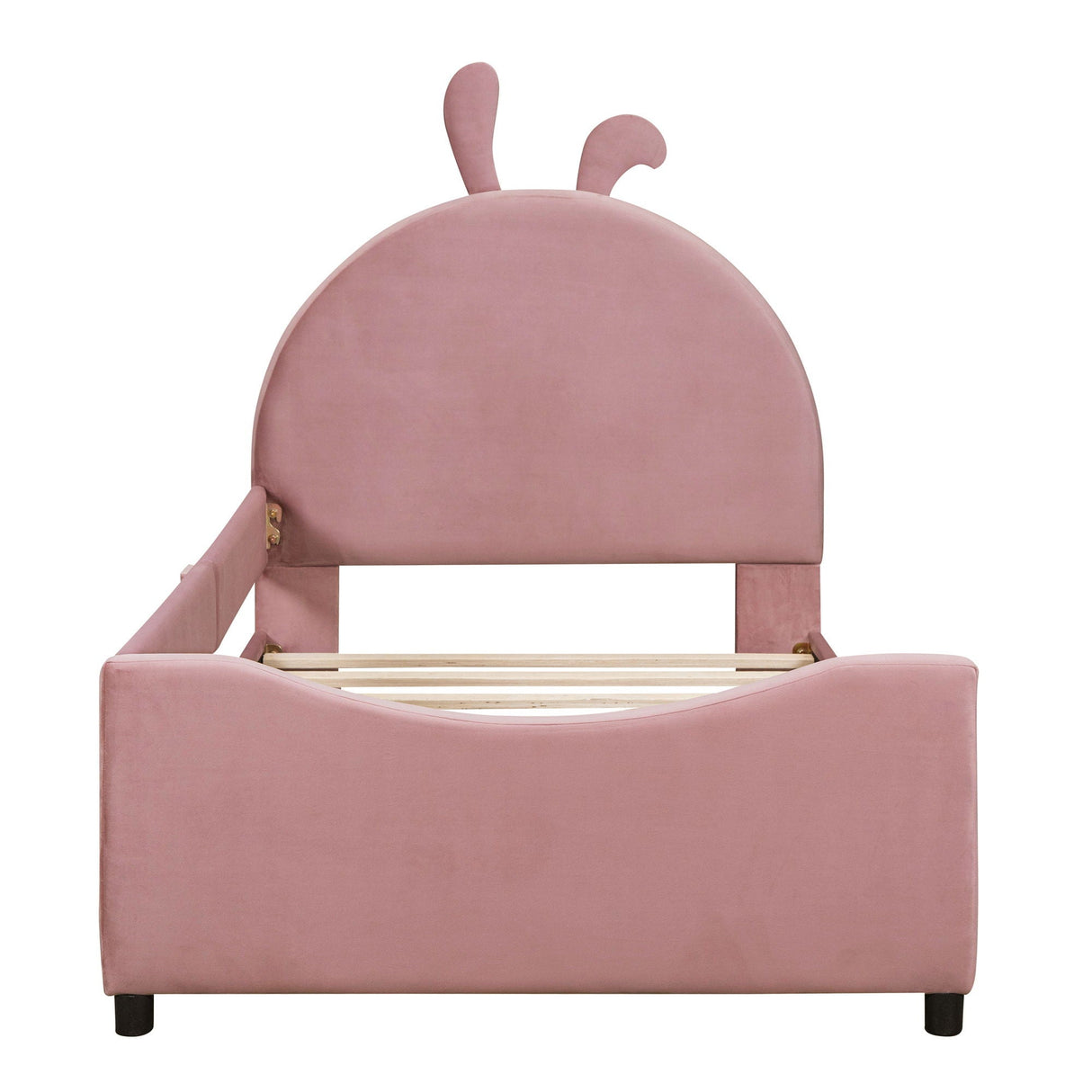 Upholstered Daybed With Rabbit Ear Shaped Headboard by Couch.com