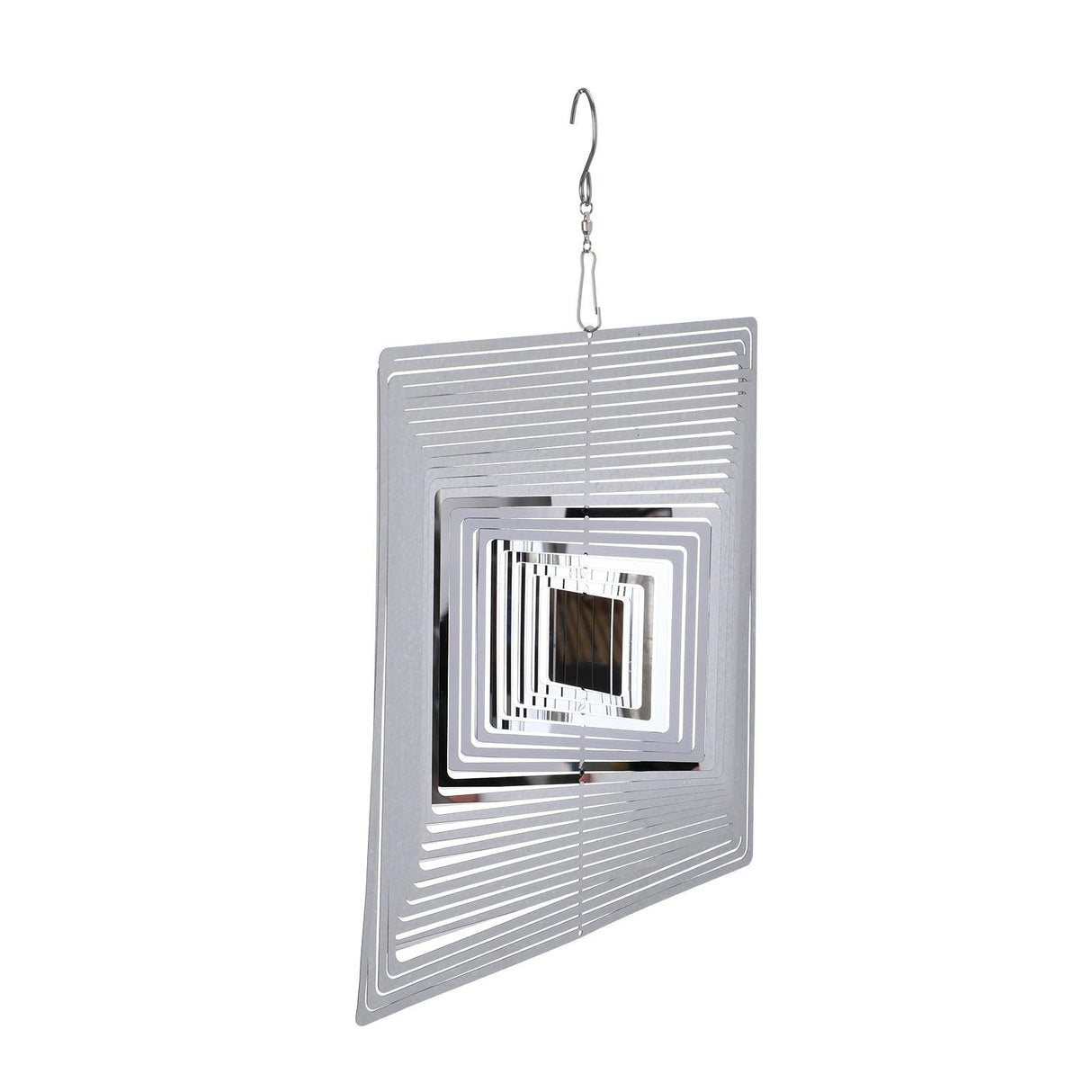 3D Drop-shaped Rotating Wind Spinner Outdoor Metal Sculptures Flowing Stainless Steel Wind Chimes Flowing-Light Effect Design Home Garden Decoration Outdoor Hanging Decor Gift Wind Spinners Mirrored Patio Wind Chime Yard Decor