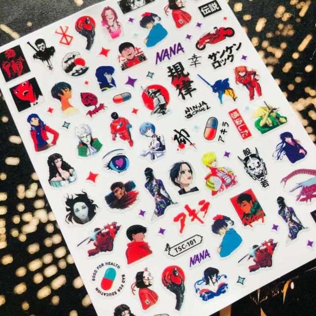 3D Nail Art Stickers Decal Template Nail Tool Decorations Nail Slider Metallic Nail Art Stickers Set Love Metal Nail Studs Decals for Women Nail Decorations Accessories Metal Curve Stripe Lines Design Letter Nail Sticker Decoration