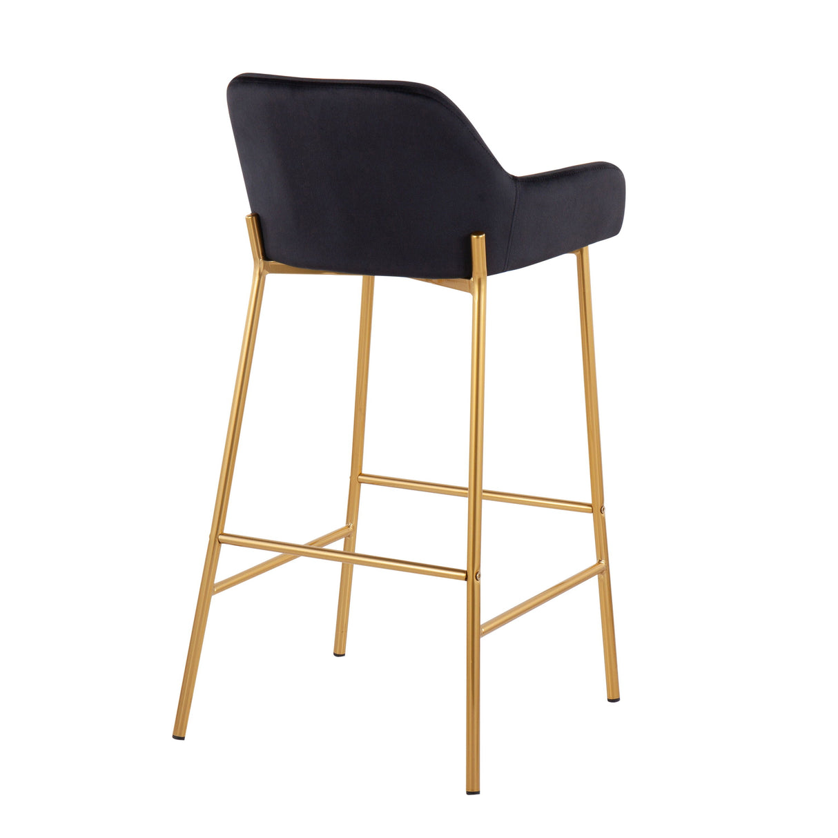 Daniella - Contemporary / Glam Fixed Height Bar Stool (Set of 2) by Couch.com