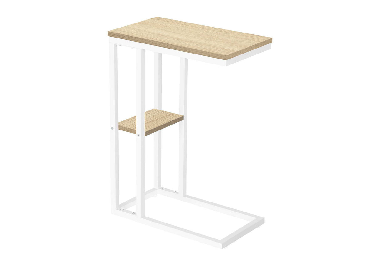 Accent Table, C - Shaped, Marble Look Contemporary & Modern Convenient Design by Couch.com