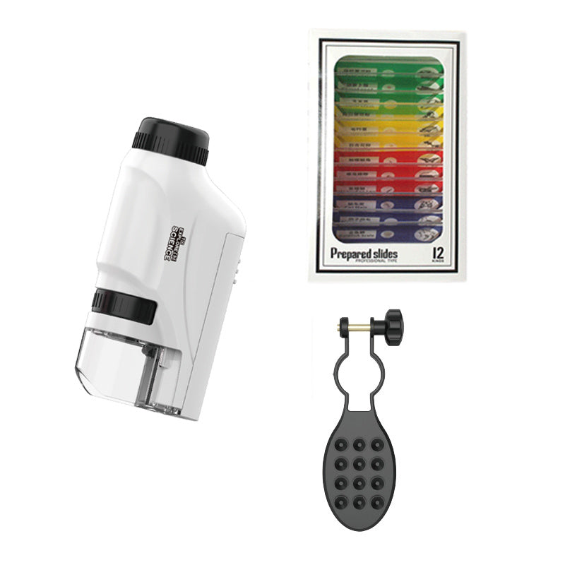 Children's Portable Optical Handheld Microscope Toy Mini Creature