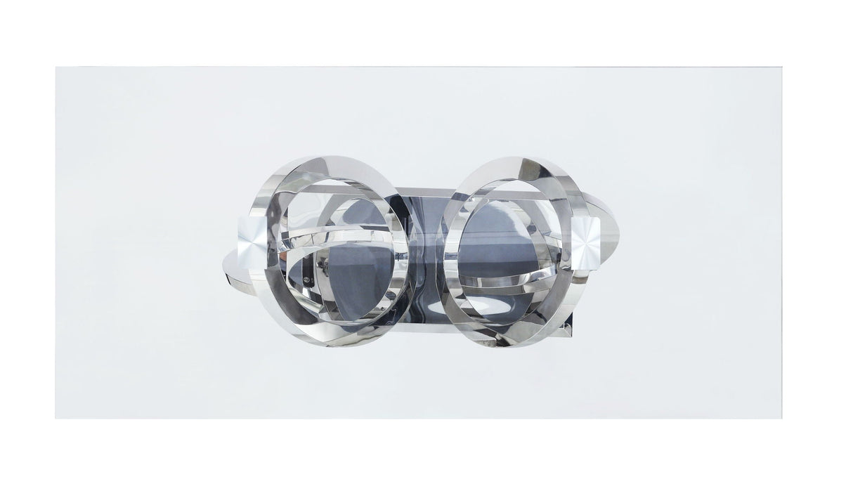 Finley - Clear Glass Top Mirrored Dining Table - Silver by Couch.com