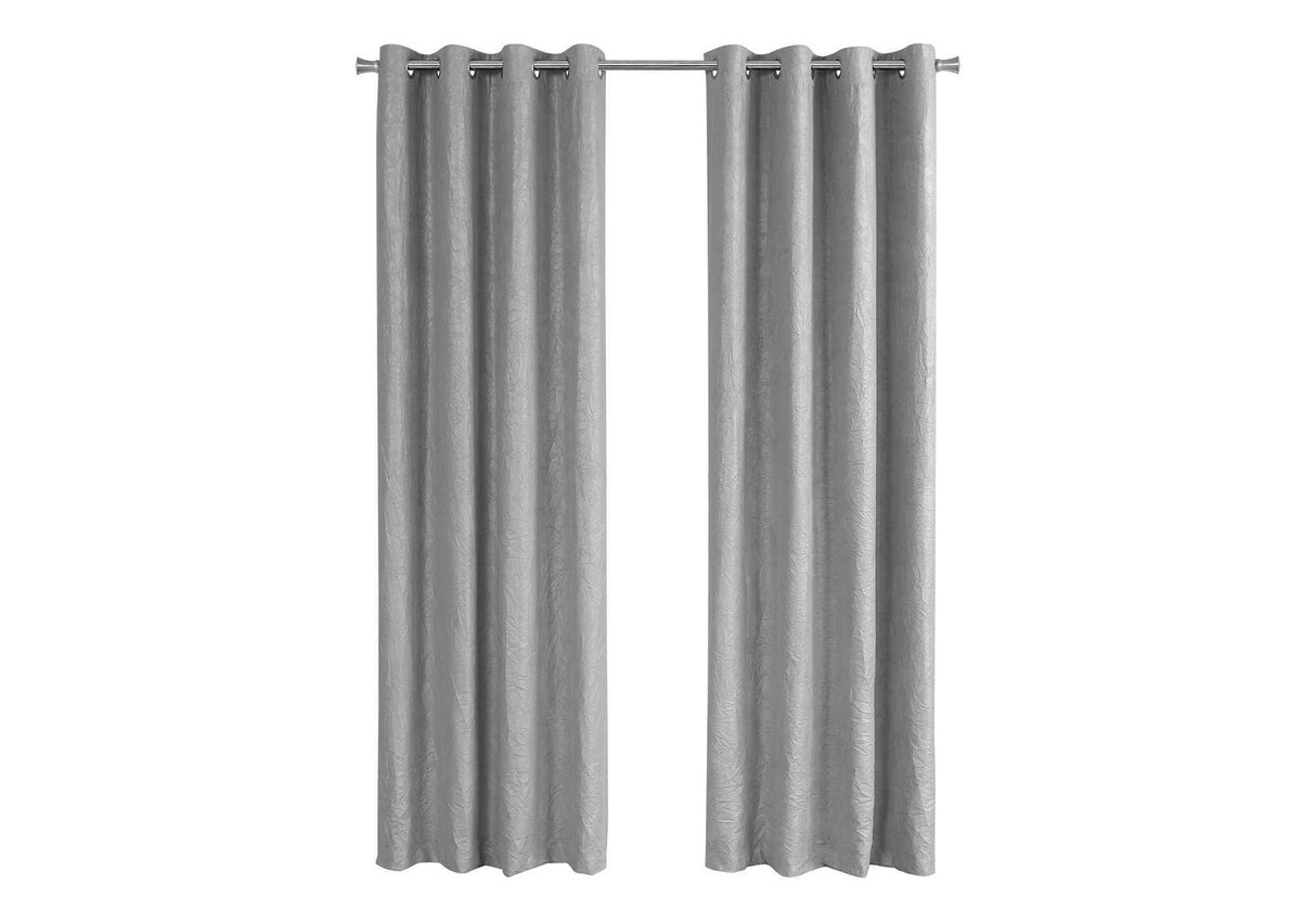 2 Pieces Set Room Darkening Curtain Panels with Grommet