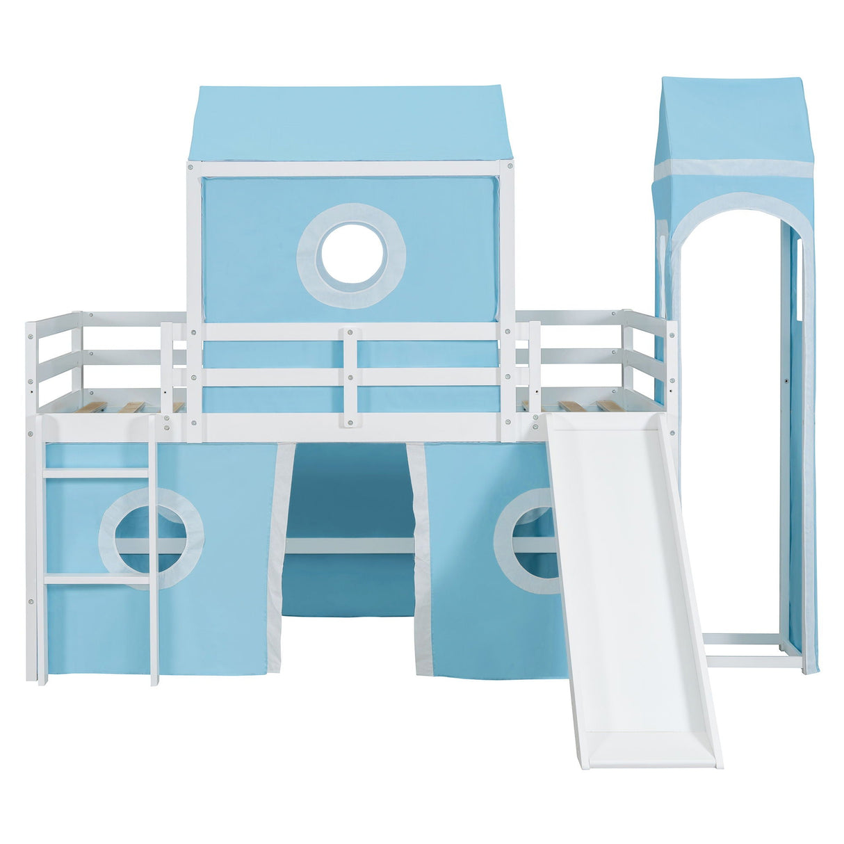 Loft Bed & Slide Tent And Tower by Couch.com