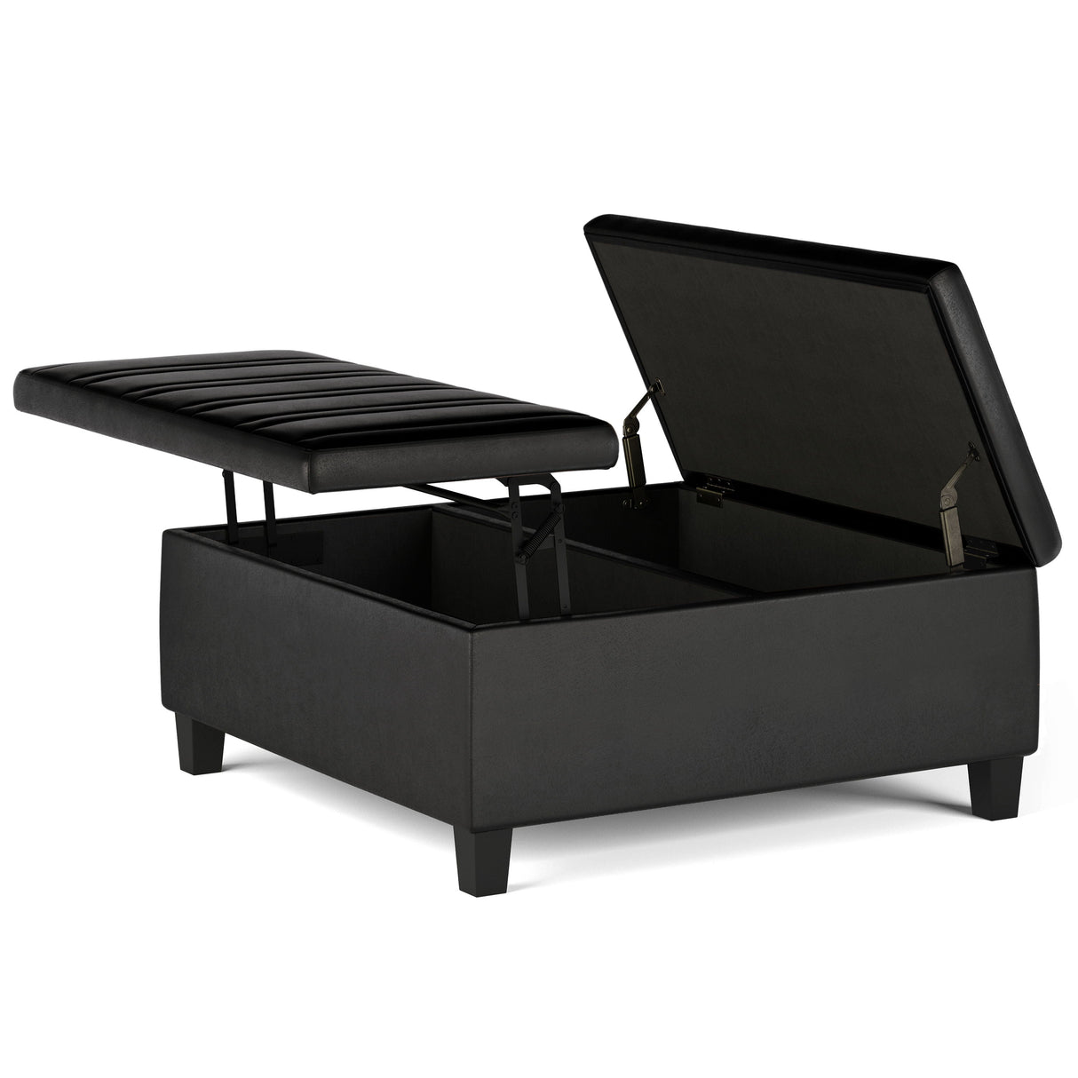 Ellis - Coffee Table Storage Ottoman Contemporary Design by Couch.com