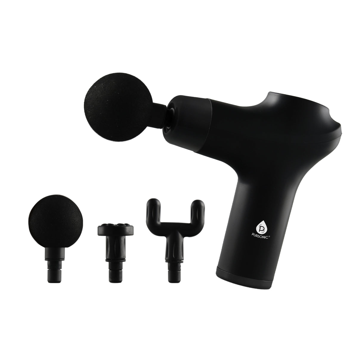 Pursonic Home Recovery Essentials: Red Light Knee & Shoulder Pads, 3-Speed Massage Gun, & Collapsible Foot Spa