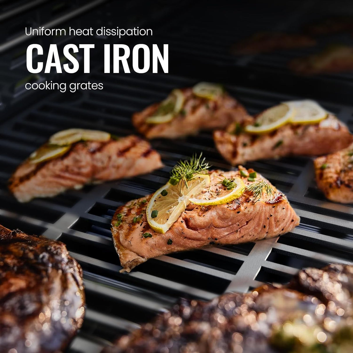 4-Burner BBQ Propane Gas Grill, 42,000 BTU Stainless Steel Barbecue Propane Grill with Side Burner G0141B