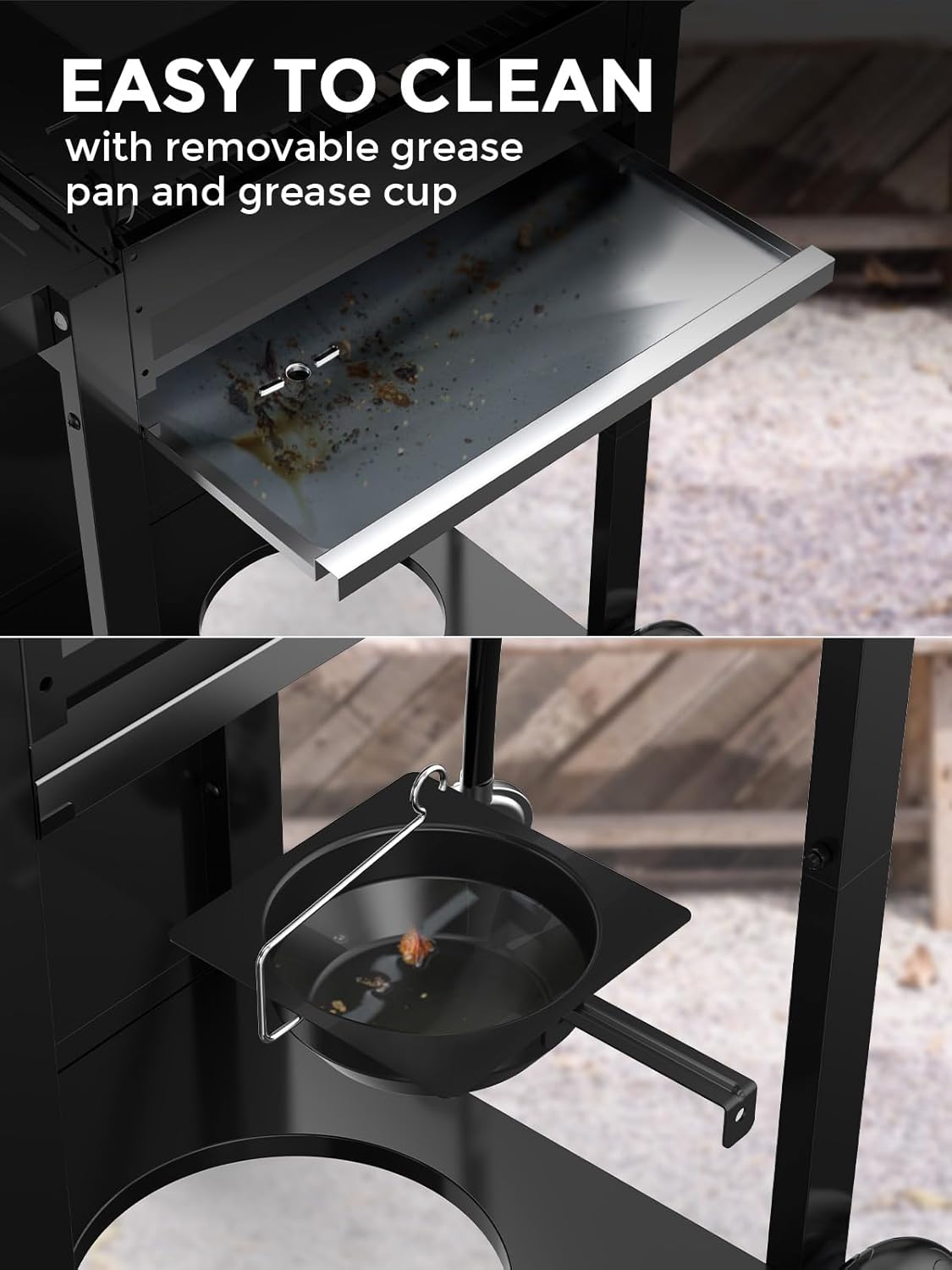 3 & 4-Burner Propane Gas Grills with Side Burners, for Outdoor Cooking, BBQ, Patio, Camping