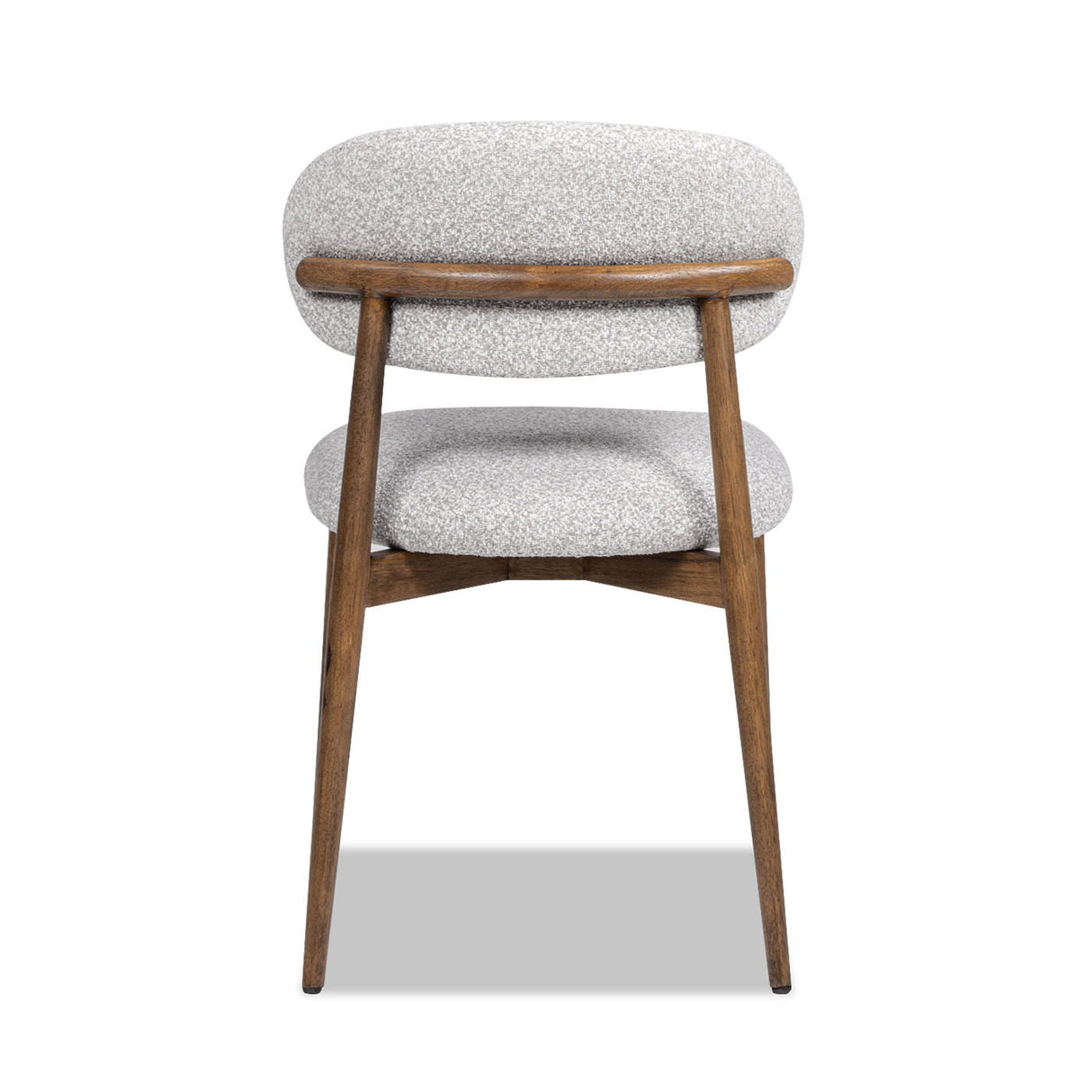 Locke - Modern Upholstered Dining Chair With Frame - Salt / Pepper by Couch.com