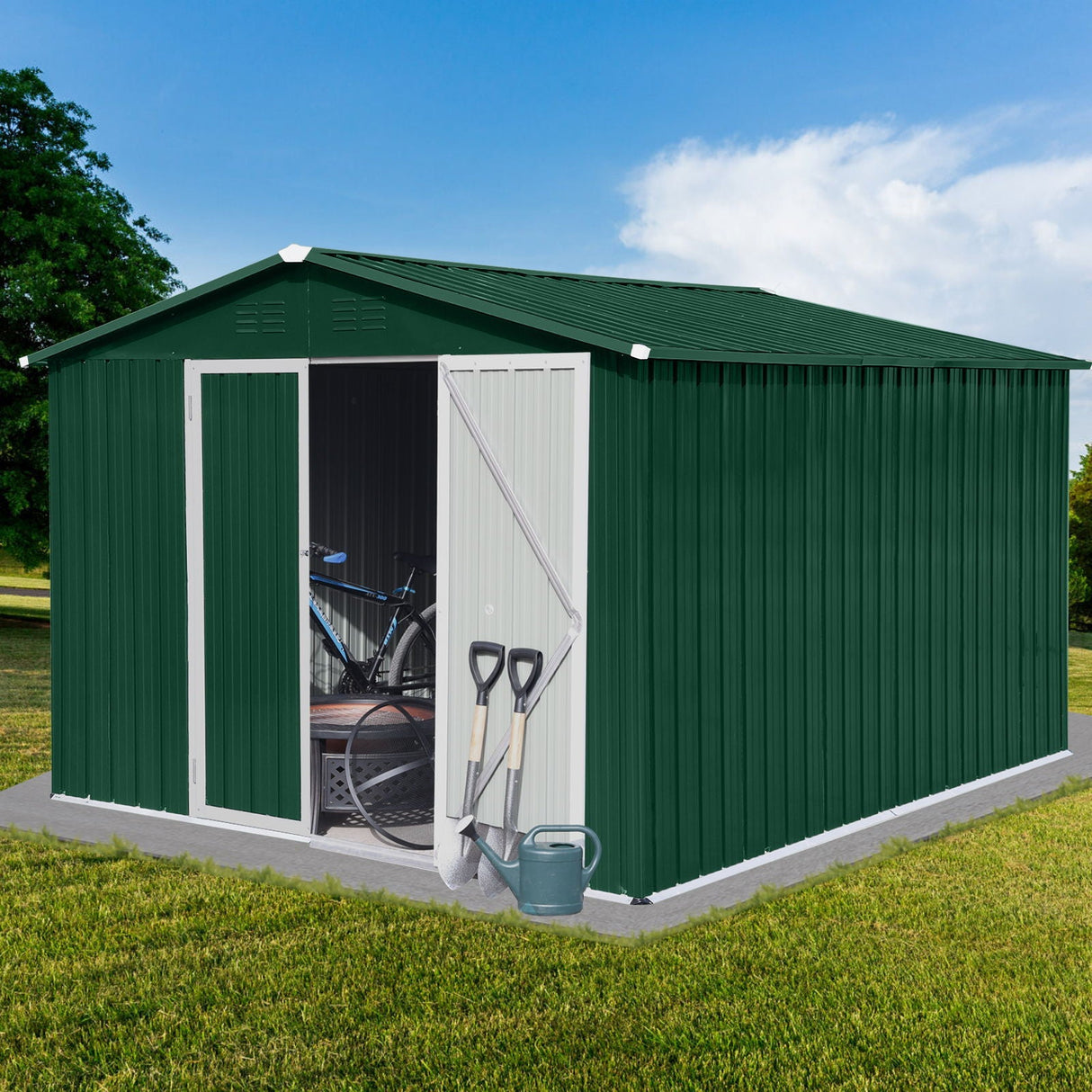 10' x 8' Garden Sheds Outdoor Storage Sheds by Couch.com