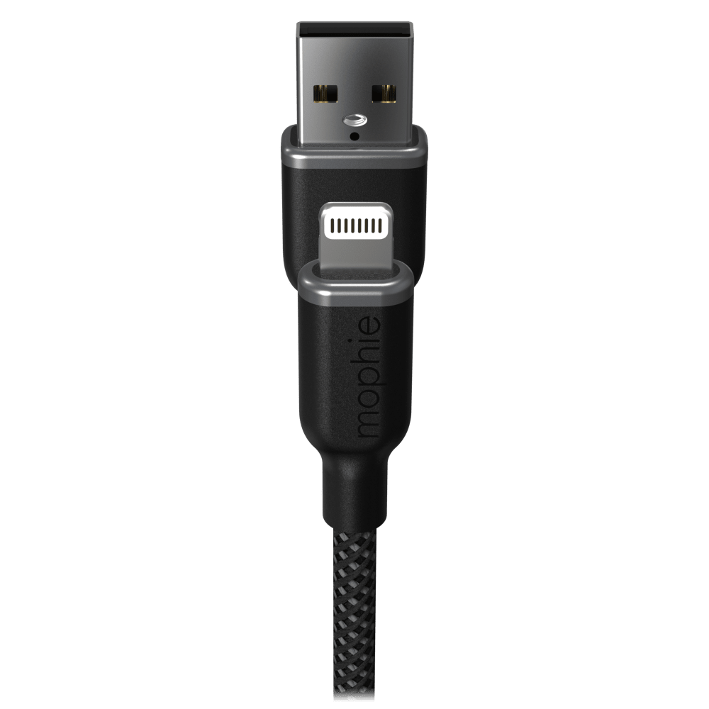 mophie USB A to Apple Lightning 3ft Black by mophie