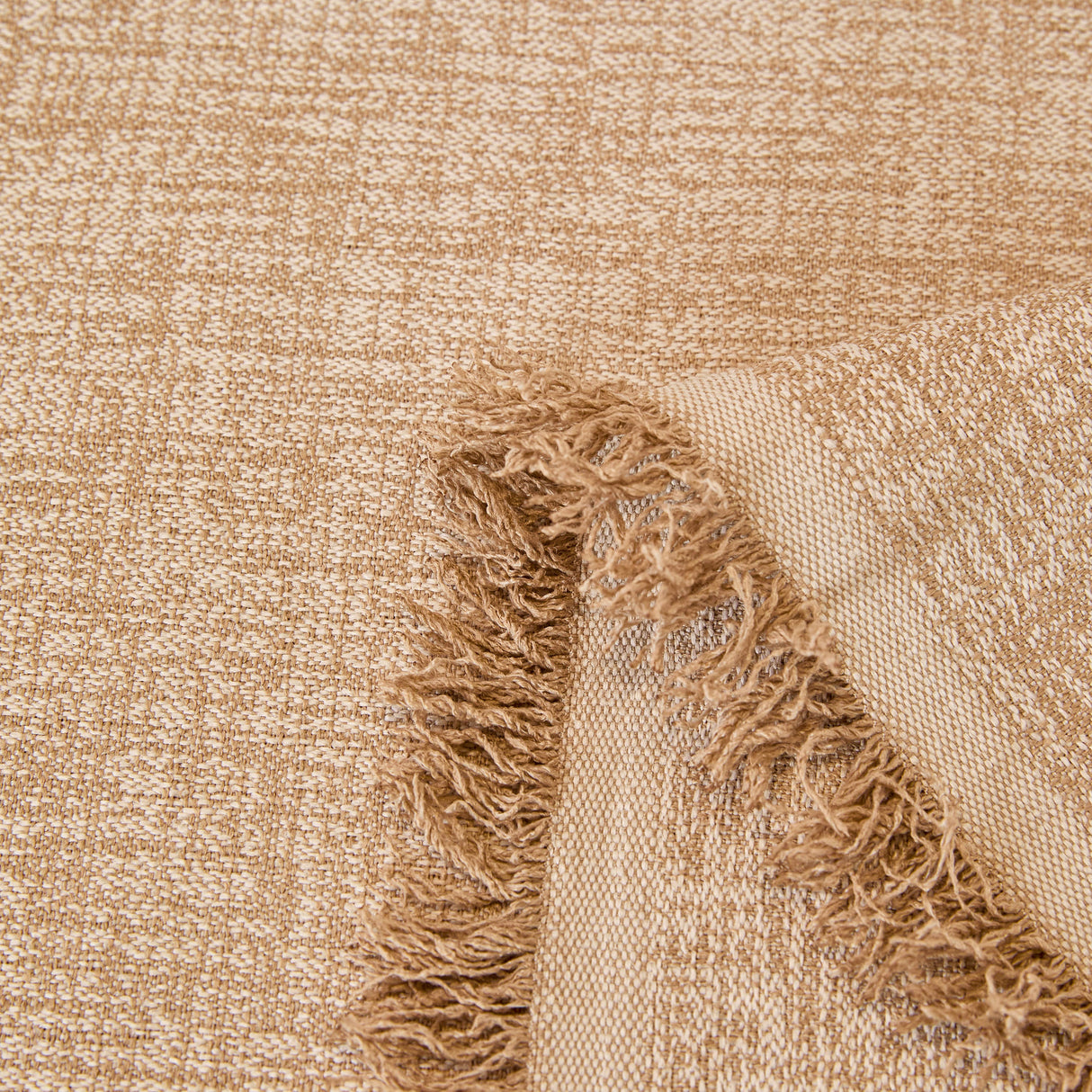 Natural Textured Linen Couch Cover, Breathable & Hypoallergenic Furniture Protector