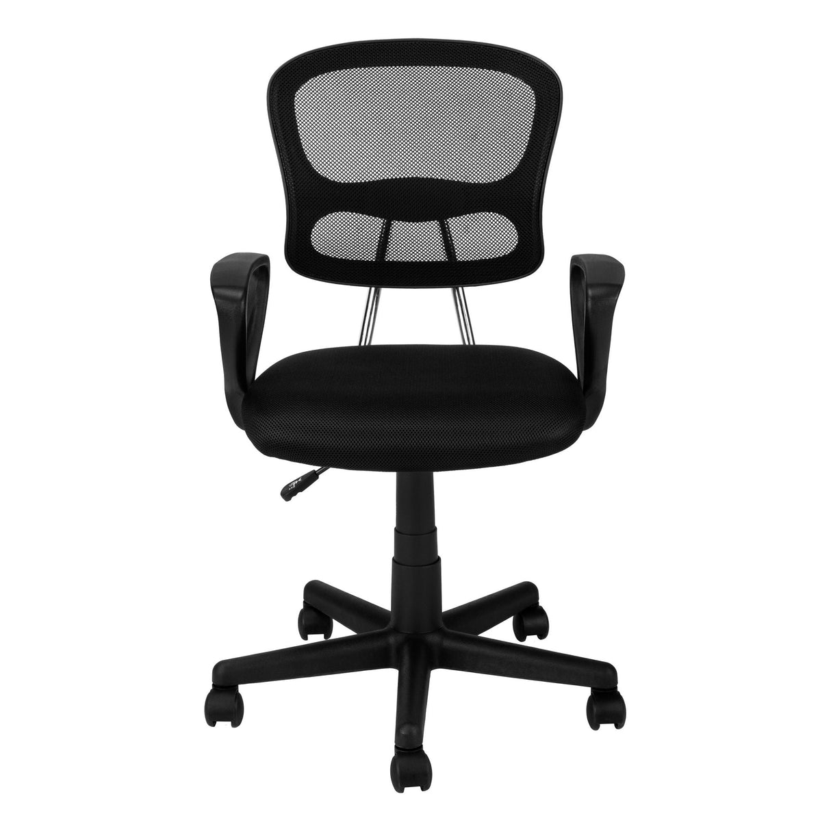 Office Chair, Adjustable Height, Swivel, Ergonomic, Armrests, Mesh, Contemporary / Modern - Black by Couch.com
