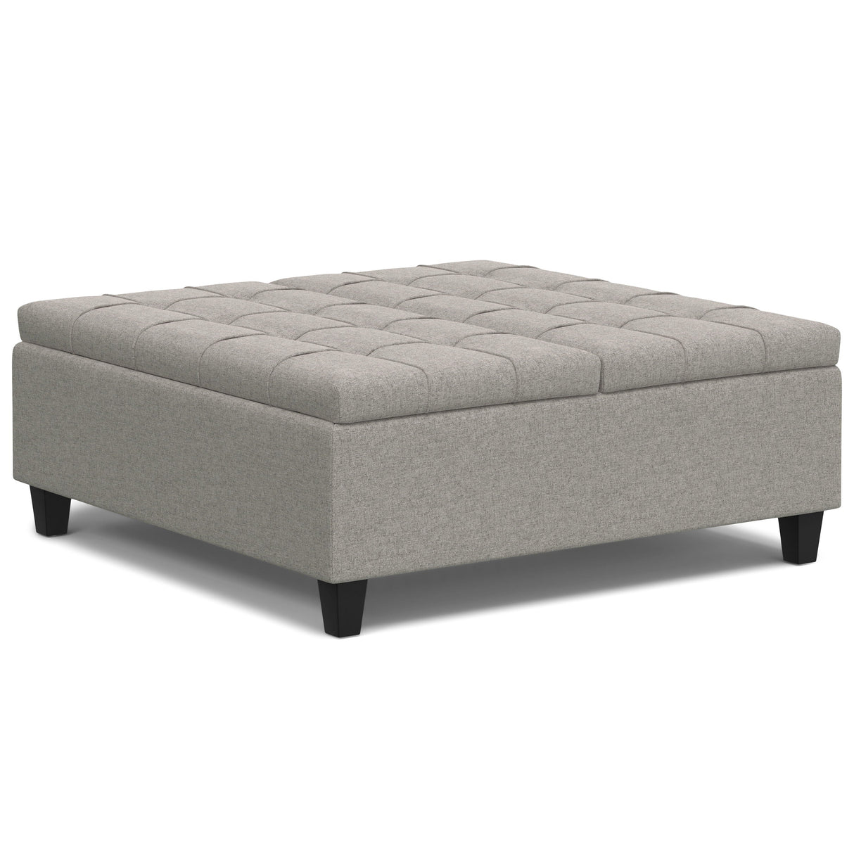 Harrison - Upholstered Coffee Table Storage Ottoman by Couch.com