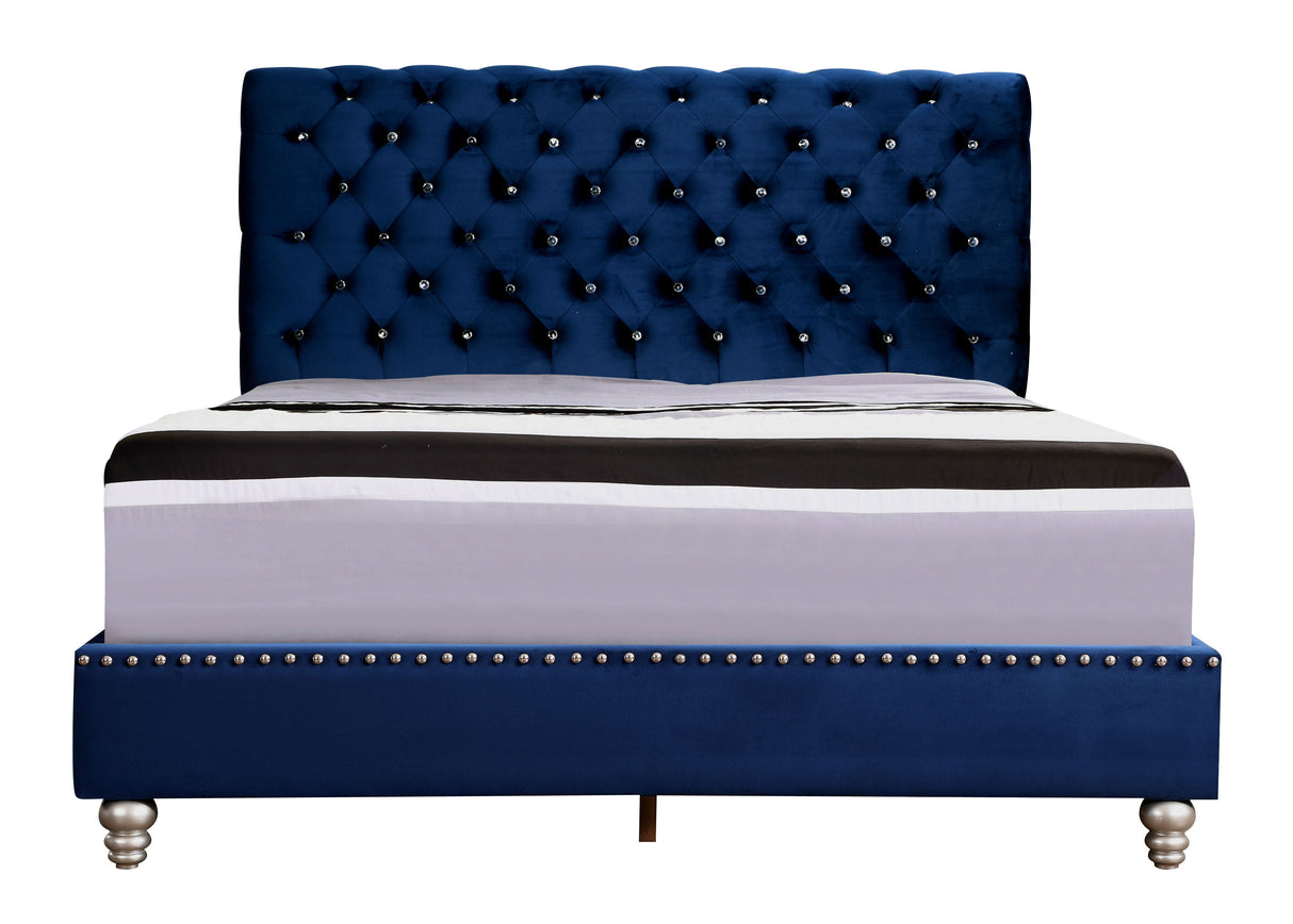 Elegant Transitional Upholstered Bed by Couch.com