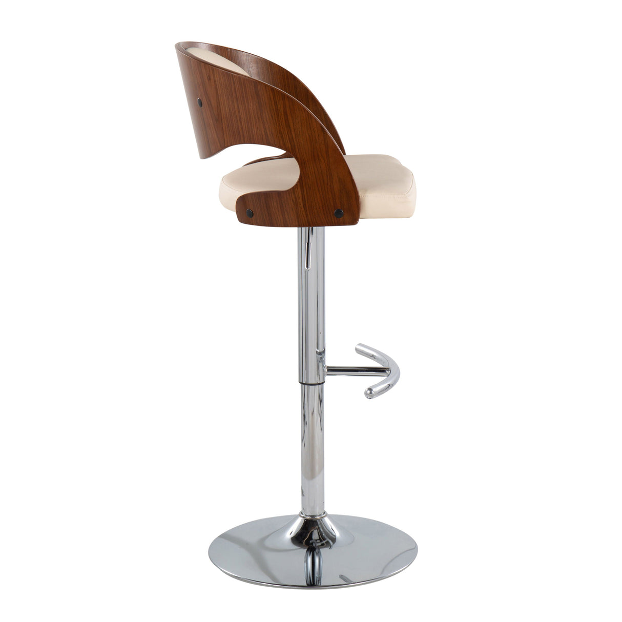 Pino - Mid Century Modern Adjustable Barstool With Swivel by Couch.com