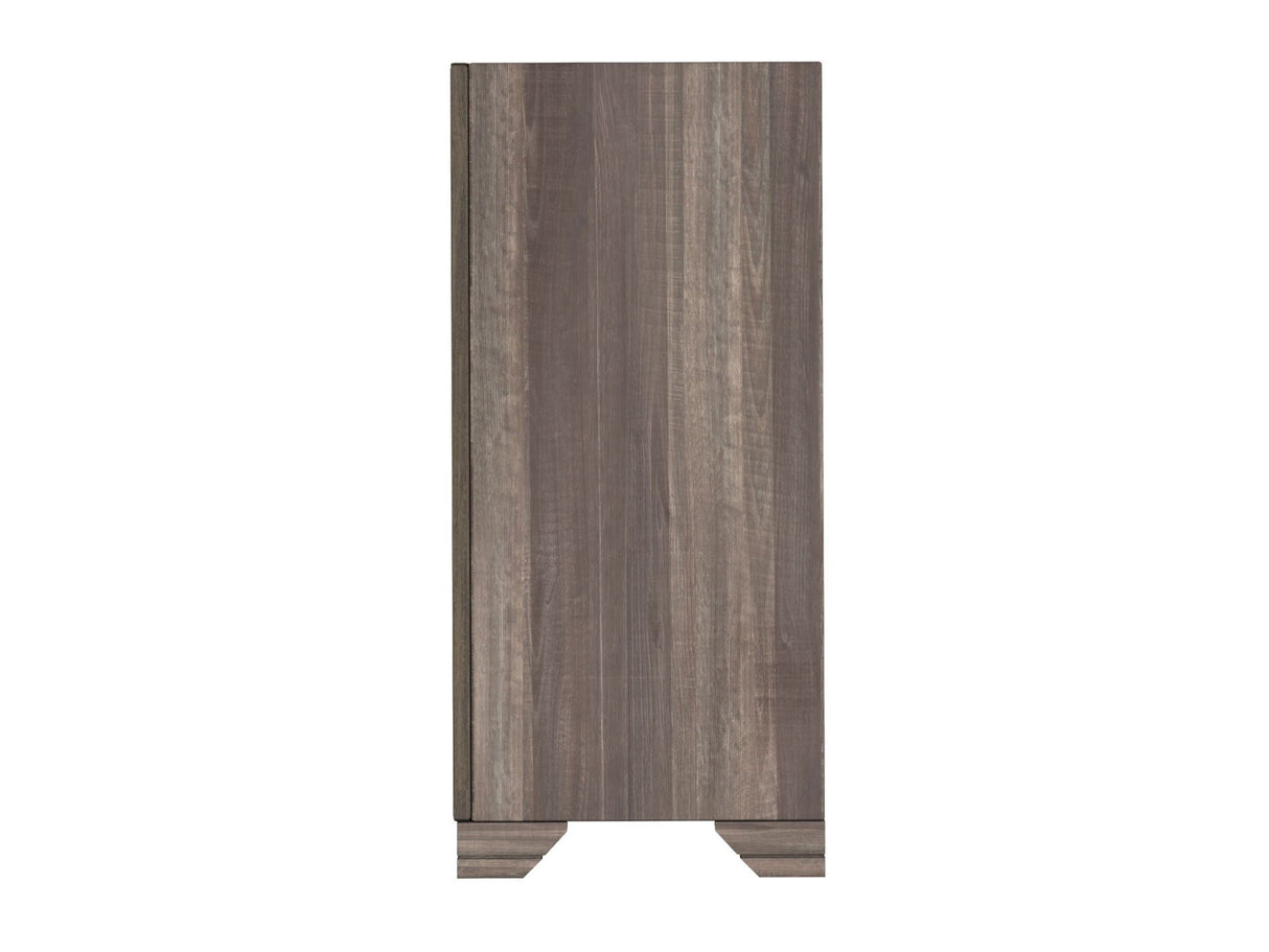 Six Drawer Dresser - Antique Brown / Gray by Couch.com