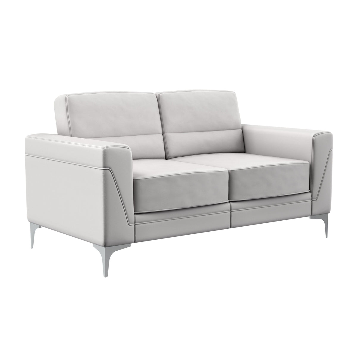 Creta - Loveseat - Light Gray by Couch.com