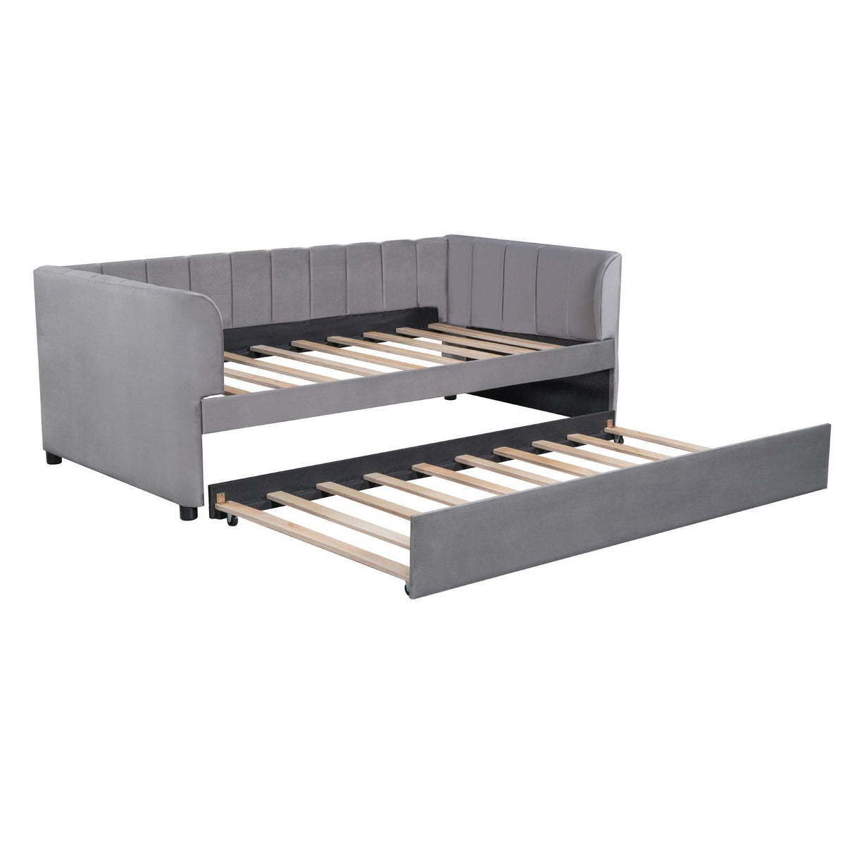 Upholstered Daybed With Ergonomic Design Backrest by Couch.com