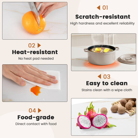 Set of 2 Tufted Dining Chairs Armless with Rubber Wood Legs-Dark Blue