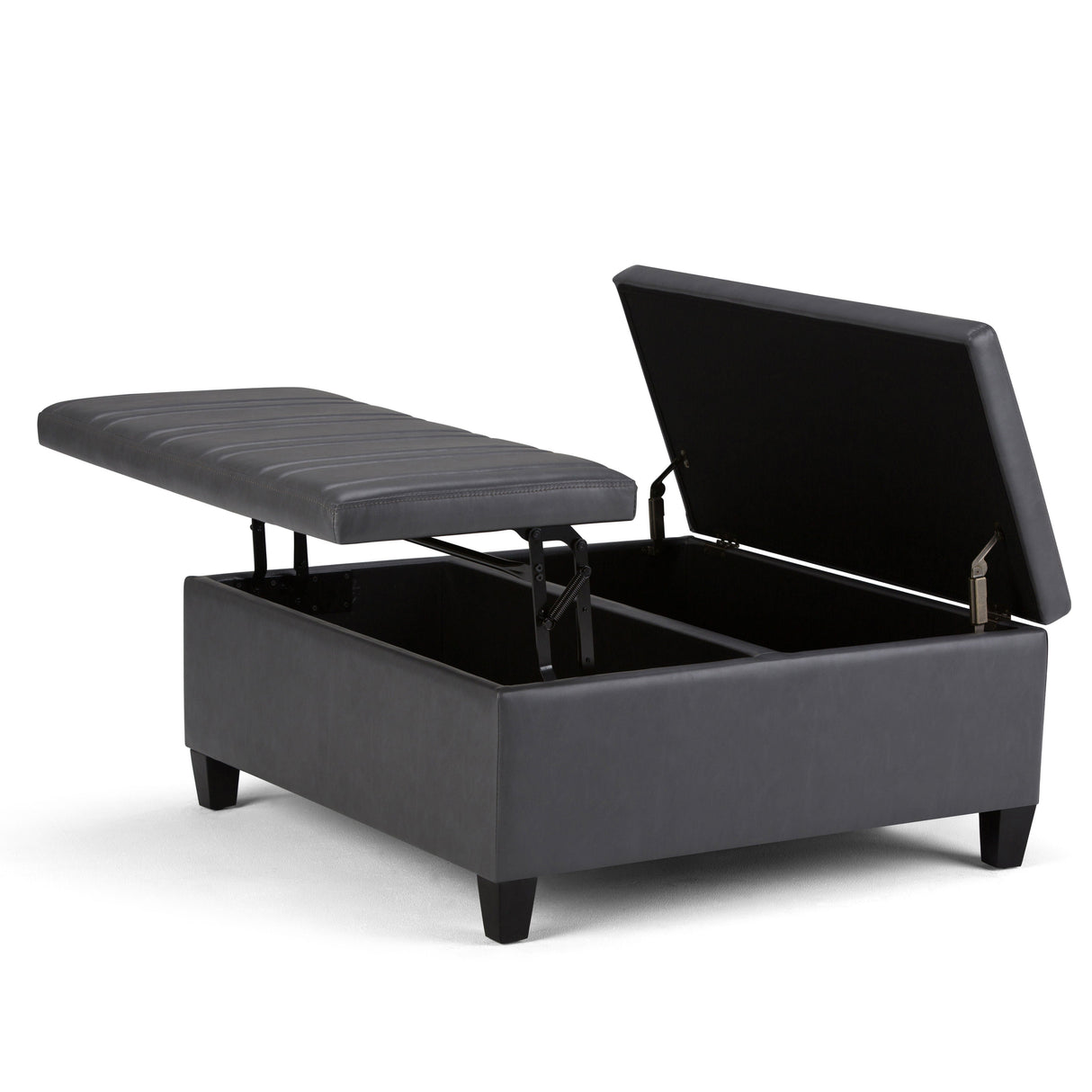 Ellis - Coffee Table Storage Ottoman Contemporary Design by Couch.com