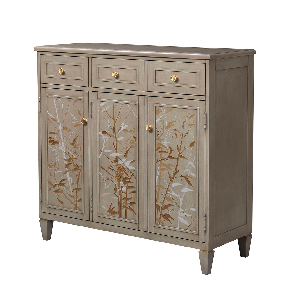 Dauphin - Handpainted Entryway Storage Cabinet - Gray Cashmere by Couch.com