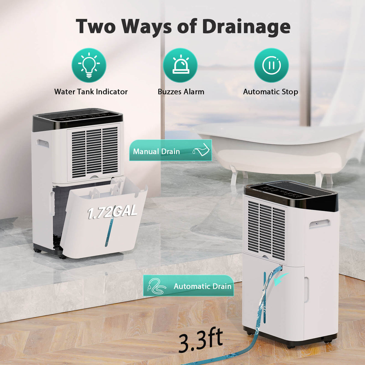 45 Pints Dehumidifier D4220B
